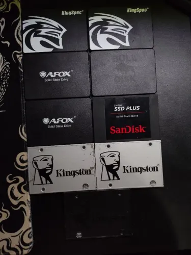 Lote Ssd e memória ram ddr4