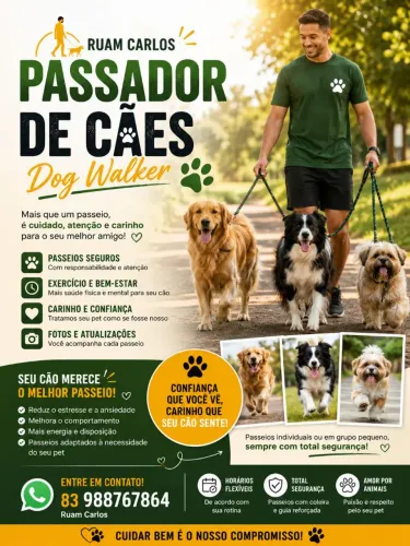 Passeador de cachorro. Dog Walker