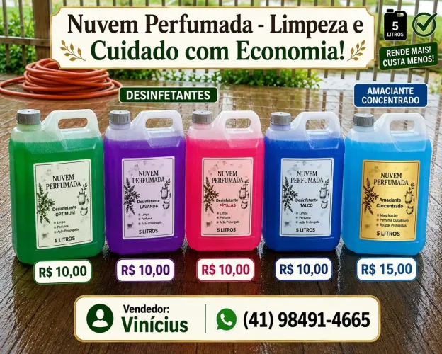 Produtos de limpeza
