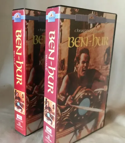 Fitas VHS Filme Ben Hur + Revista em Quadrinhos