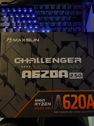 Placa Mãe - MAXSUN - A620A - 2.5G - AM5 - DDR5 SUPORTE