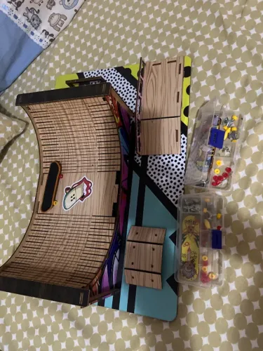 Pista skate de dedo +skate de dedo