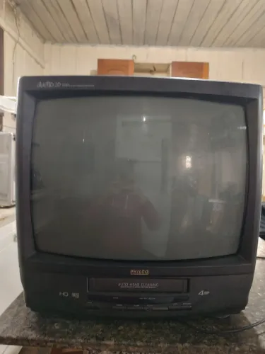 TV PHILCO DUETO 20 VINTAGE DOS ANOS 90 NÃO LIGA COLECIONADORES