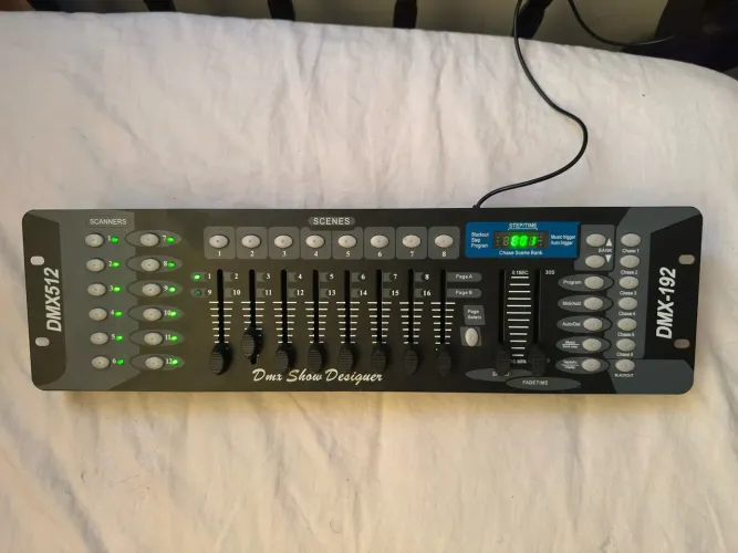 Mesa Dmx 512 Controladora 192 Canais 