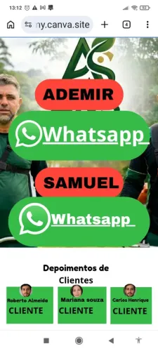 Bom dia  prezados trabalhamos com roçagem de jardim 