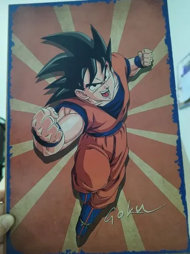 Vendo quadro do Goku