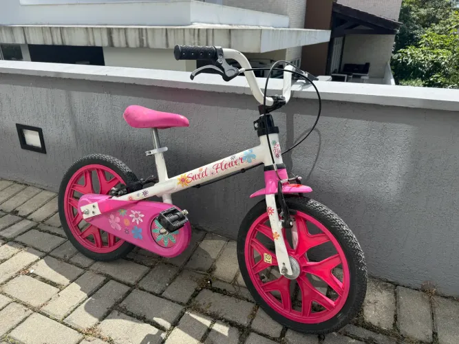 Bicicleta infantil menina aro 12