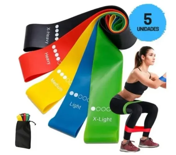 Promoção Kit Faixa Elásticas Com Frete Grátis 