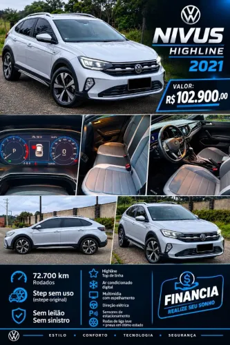 Volkswagen Nivus Highline 1.0 200 TSI Flex AUT 2021