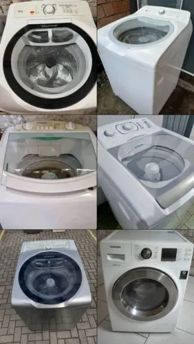 Máquina de lavar roupa com peças originais e produtos de qualidade *