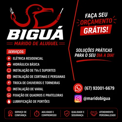 Marido de aluguel - Reparos e instalação