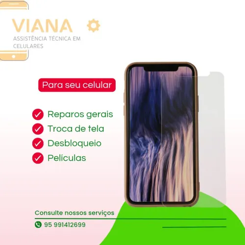 Troca de telas danificadas 