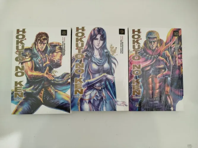 Hokuto no Ken volumes 8 9 e 10