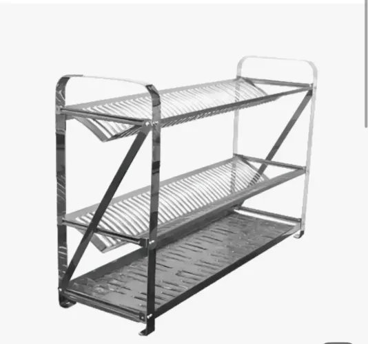 Escorredor de louça de aco inox 80 pratos