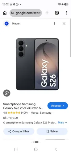 To vendendo meu s26 base quero nele 4000 mil no pix aceito apenas pix ok e novo ele