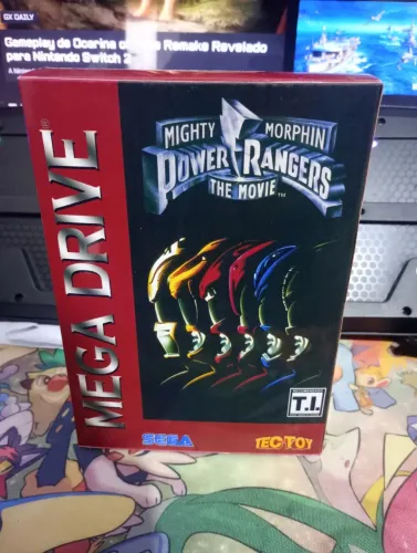 Power Rangers The Movie Mega Drive Reprodução