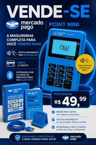 MAQUININHA POINT MINI - MERCADO PAGO