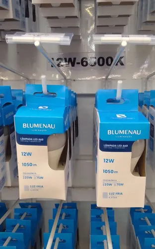 Lâmpadas de 12W branca. Caixa com 50 unidades