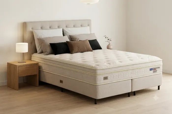 CONJUNTO CAMA COLCHÃO CASAL MOLA POCKET GUARDA COSTA - PAGUE NA ENTREGA EM ATÉ12X SEM JURO