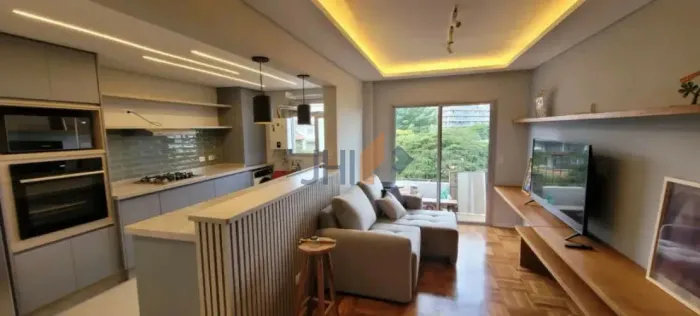 Apartamento mobiliado com 67 m², na Vila Madalena para Locação