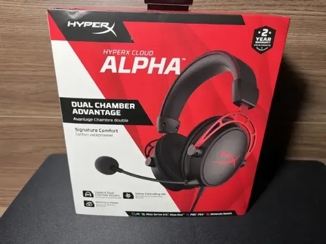 Headset HyperX Cloud Alpha (LEIA A DESCRIÇÃO)