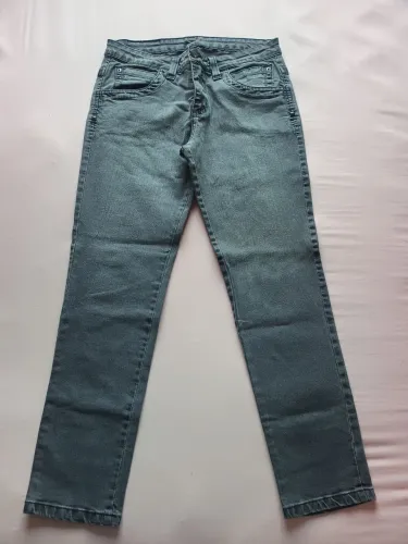Calça jeans cinza tamanho 46