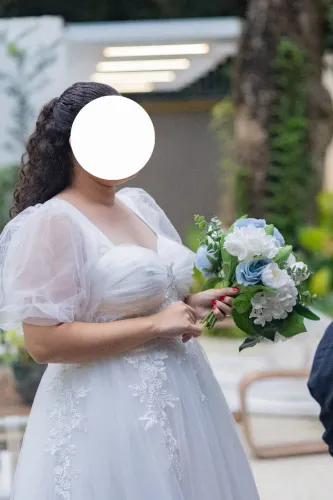 Vestido de noiva Branco