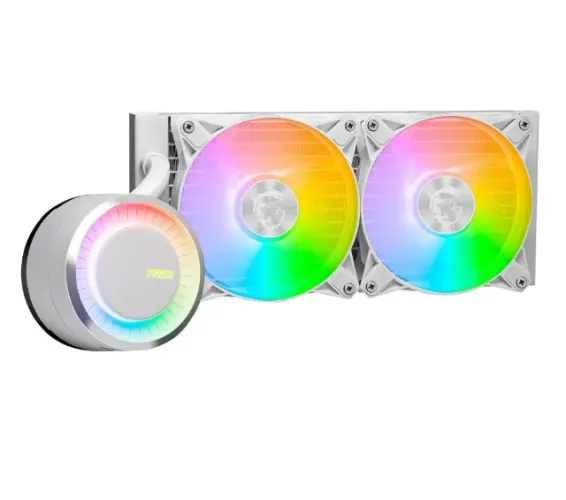 Water Cooler MSI Mag Coreliquid E240, ARGB, 240mm, AMD/Intel, Branco