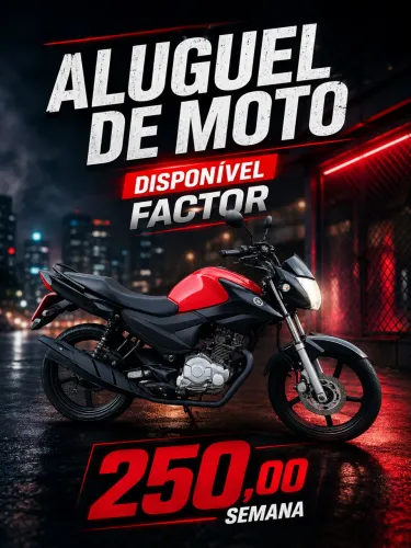 Aluguel Factor 250,00 semana