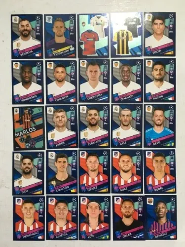 5 figurinhas UEFA Champions League Season 2018/19