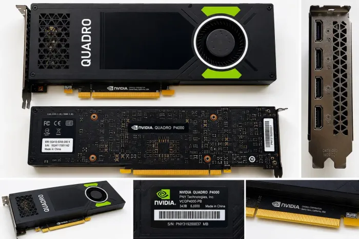 Placa de Vídeo NVIDIA Quadro P4000 8GB GDDR5 Workstation Profissional