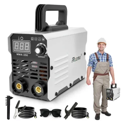 Máquina De Solda Portátil Inversora Elétrica Mma 220v/250a