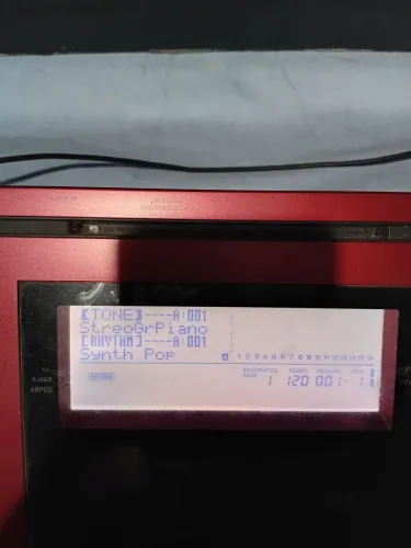Teclado da casio de música 