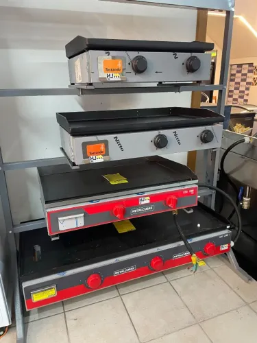 MB CHAPAS BIFETEIRAS ELETRICAS E A GAS - PRONTA ENTREGA