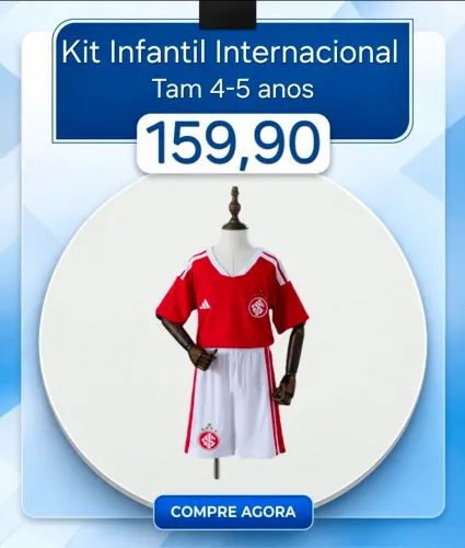 Internacional Kit infantil tam 4-5 anos.