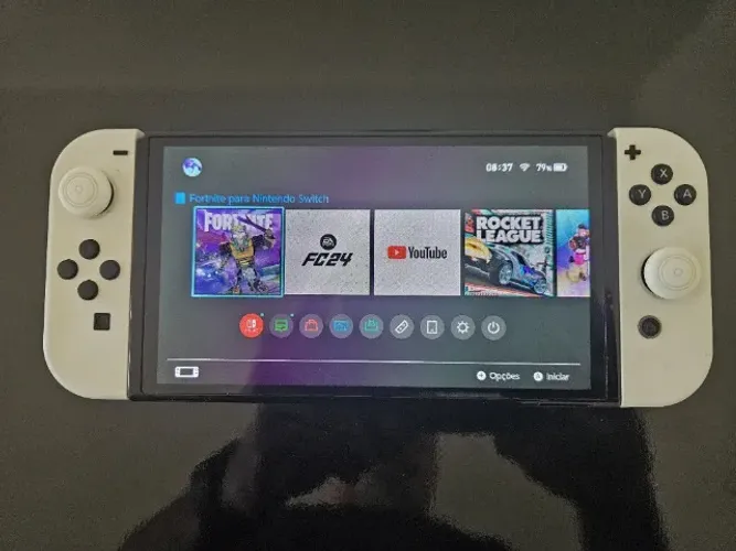 Nintendo Nintendo Switch Switch Oled 64gb Standard Cor Branco E Preto