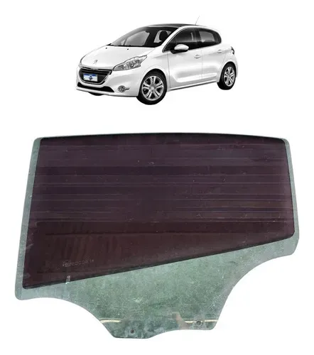 Vidro Traseiro Esquerdo Peugeot 208 1.5 2015 Uzad0