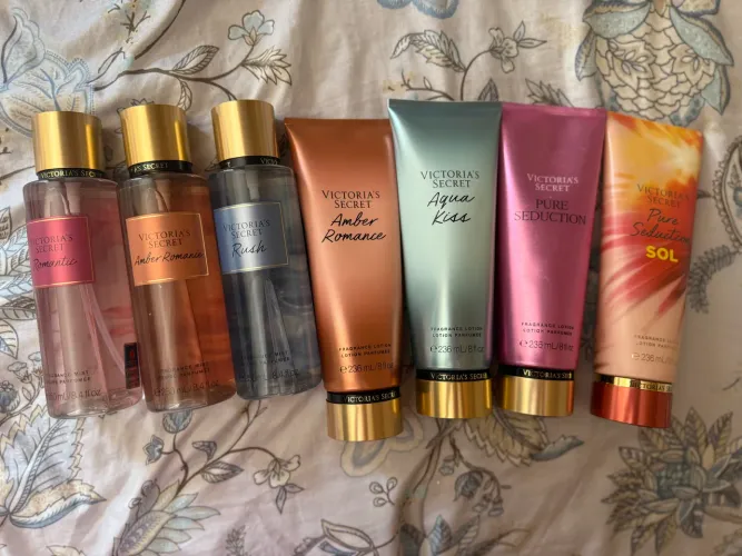 Kit Body Splash e creme Victoria Secret diversas fragrâncias