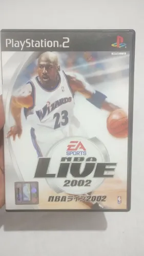 NBA live 2002 PS2 original japonês 