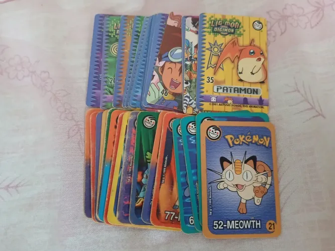 Tazo card pokemon digimon elma chips - leia descrição