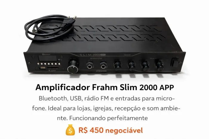 Amplificador Frahm Slim 2000