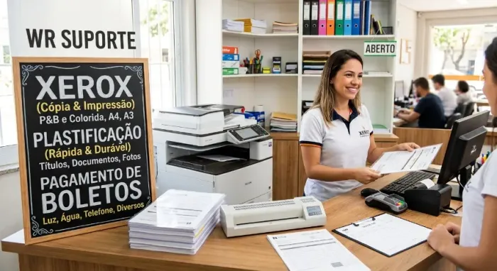 Xerox Plastificação Boletos