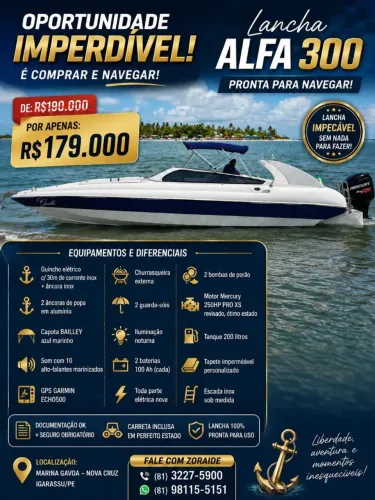 Lancha Alfa 300