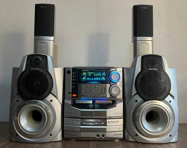 Mini System Aiwa Nsx-Sz80 3700Watts *Sony*Philips Leia Descrição