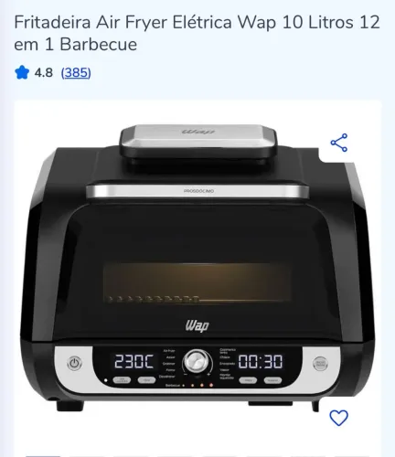 Air Frayer 10 litros NA CAIXA