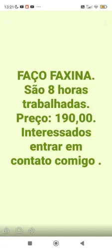 FAÇO FAXINA 