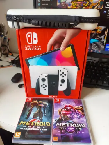 Nintendo Switch OLED + Jogos