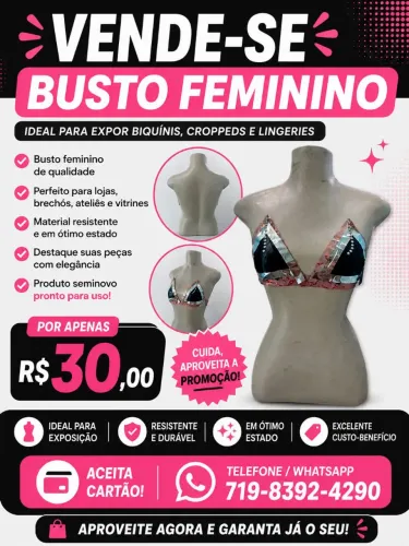 Busto manequim