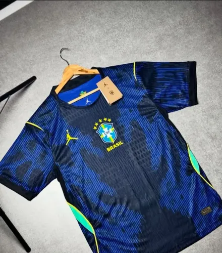 Camisa do Brasil 2026 - Versão Jogador Azul