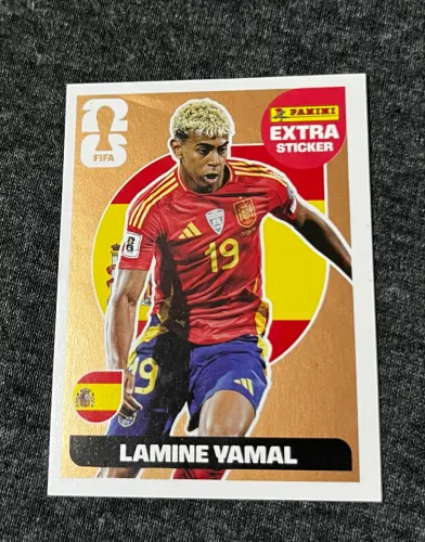 Figurinha Lamine Yamal bronze zerada